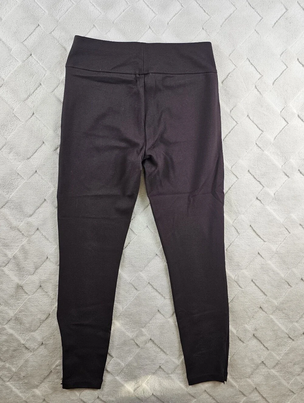 CAbi Zip Leggings Womens Medium in Dark Chocolate Stretchy